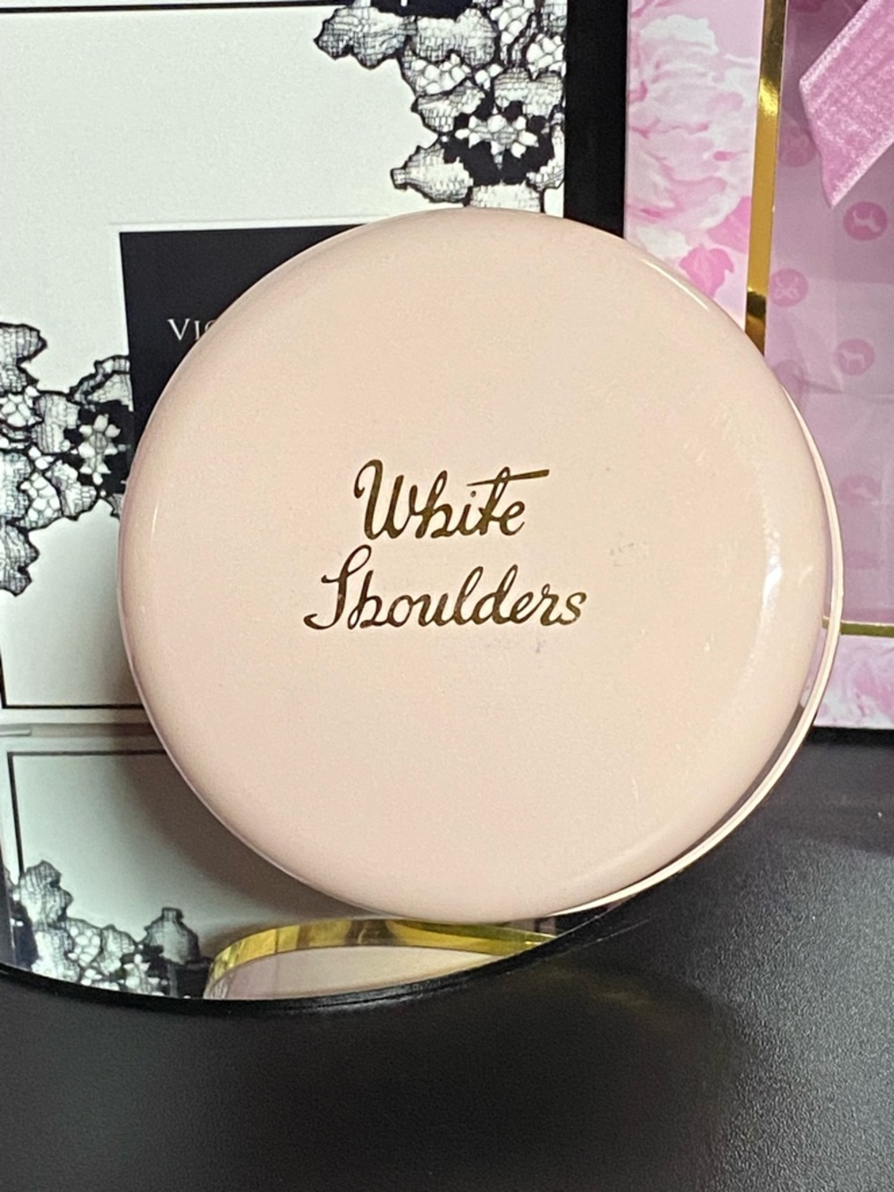 NEW Vintage 1980s White Shoulders Bath Powder 2.6oz Collectable USA Made